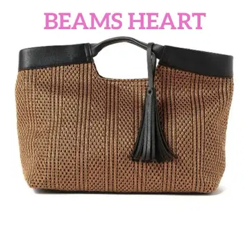 BEAMS HEART [ 2WAY ] 레이스 편직 백