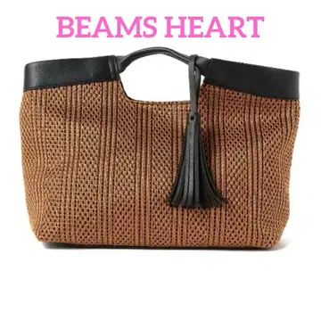 BEAMS HEART [ 2WAY ] 레이스 편직 백