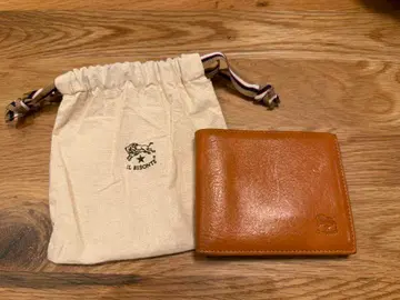 IL BISONTE 브라운 접이식 지갑