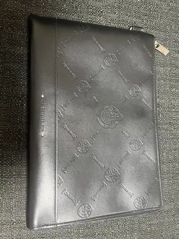 벨루티 클러치백 풀 가죽 블랙