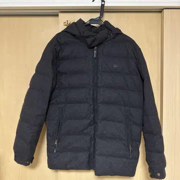 Lacoste 후드 부착 다운 자켓