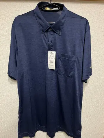 MizunoPro 네이비 피케 셔츠 XO