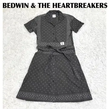 새상품급 BEDWIN&THE HEARTBREAKERS 반팔 원피스 그레이