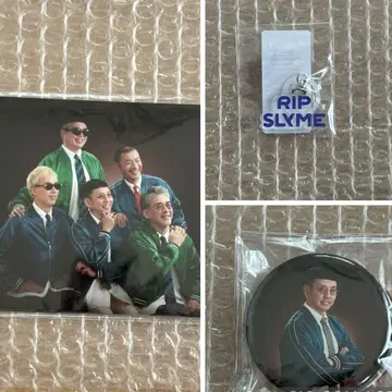 RIP SLYME 캔뱃지 (PES) 키링 브로마이드 세트