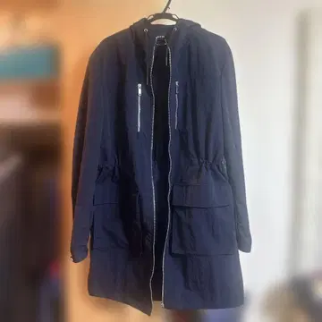 ZARA 남성용 후드 부착 집업 아우터