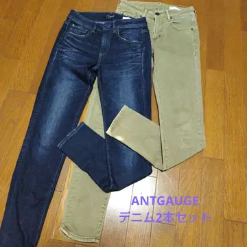ANTGAUGE 데님 카키 팬츠 세트 S 사이즈