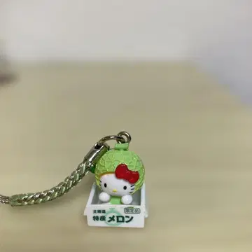 헬로키티 지역 한정 홋카이도 멜론 키링 2002 산리오