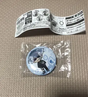 피타!데포메 주술회전 Umbrella 캔 배지 고죠 사토루
