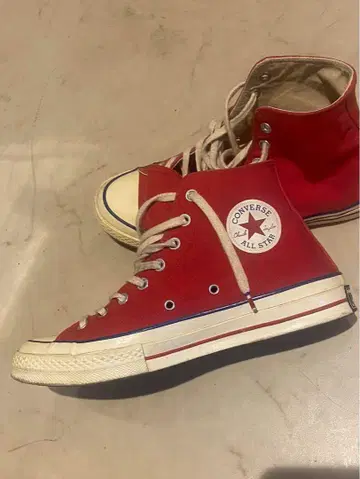 Converse All Star 척테일러 레드 하이컷