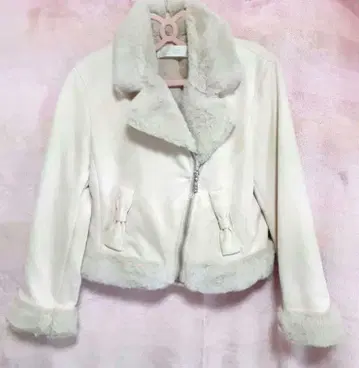 tocco closet 페이크 무스탕 라이더 재킷