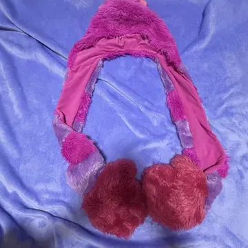 디즈니 체셔 고양이 머플러 팬캡