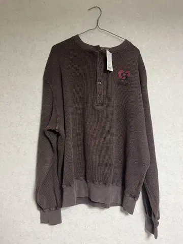 SEADGLE 브라운 하트 로고 트레이닝복 L