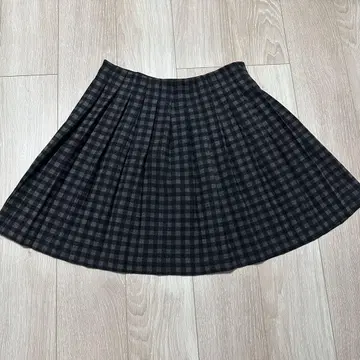 theory 체크 무늬 플리츠 미니 스커트 0 사이즈