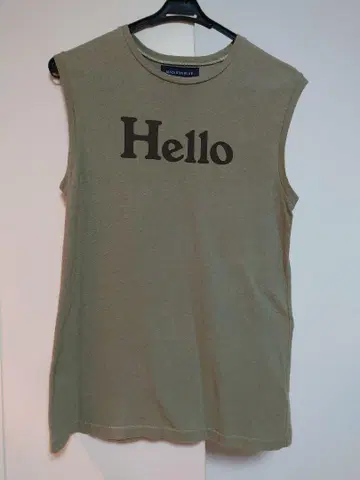 MADISONBLUE 슬리브리스 T셔츠 Hello 00