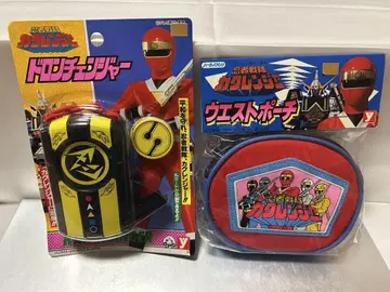 미개봉 닌자전대 카쿠렌쟈 도론체인저 웨스트 파우치 2세트