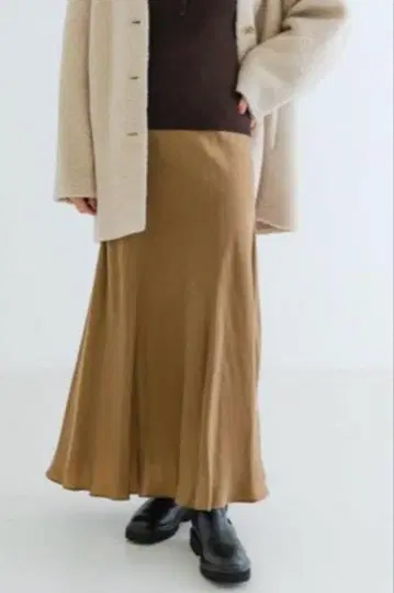 미사용 택 포함 [ MADE IN JAPAN ] 큐프라 피브릴 롱 스커트