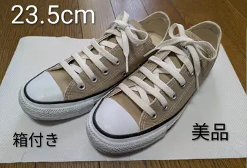 새상품급 컨버스 스니커즈 베이지 23.5cm