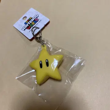 [ 새상품 ] USJ 슈퍼 닌텐도 월드 슈퍼스타 키링