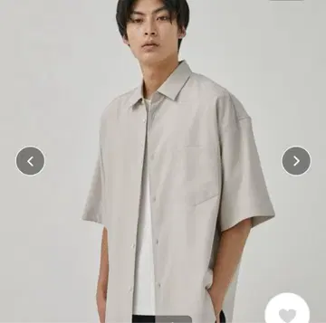 [ PUBLIC TOKYO ] 컴포트 릴랙스 하프 슬리브 셔츠