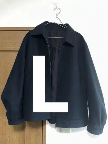 GU 코지 멜톤 집업 블루종/블랙/L