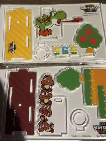 닌텐도 월드 컬렉터블 펜 스탠드 요시 밤 세트