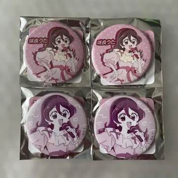 키미프리 캔뱃지 코코로 아이돌 키분 사쿠라 우타 세트