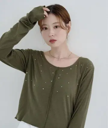 새상품 kastane 스터드 리브 티셔츠