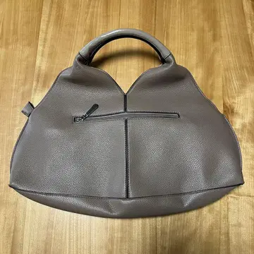 핸드백 토트백 그레이지 인조 가죽 x 에나멜 대용량