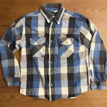 Five Brother 체크 무늬 긴팔 셔츠 17-XL