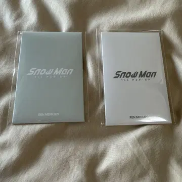 Snow Man 1st POPUP 포토 카드*메구로 렌