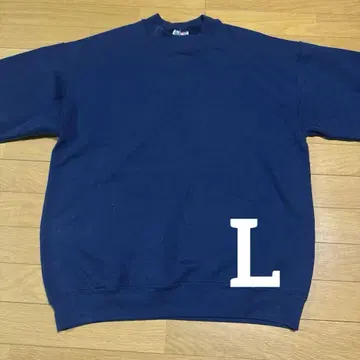 [ 092 ] 새상품급 후르츠 구택 90s L 무지 네이비