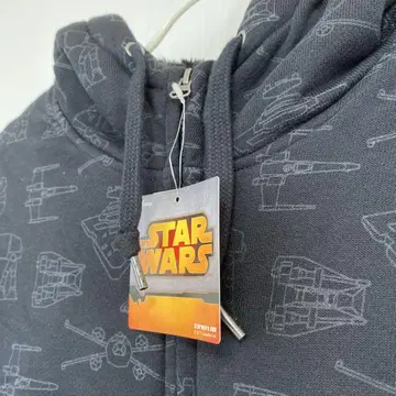 유니클로 스타 워즈 STAR WARS 풀 집업 후드티 블랙 XXL