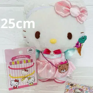 헬로키티 컬러풀 아이스크림 드레스 BIG 봉제 인형 산리오
