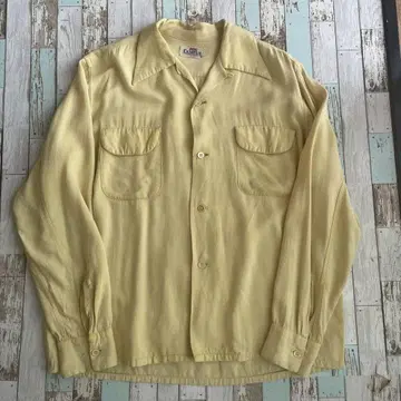 50s campus 레이온 셔츠