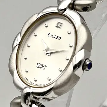 [작동/새 배터리] CITIZEN EXCEED SV925 보석 손목시계