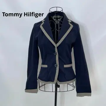6002 [ Tommy Hilfiger ] S 네이비 테일러드 자켓