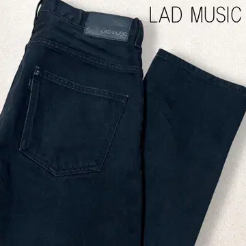 일본제 LAD MUSIC 라드 뮤지션 블랙 데님 데님 팬츠