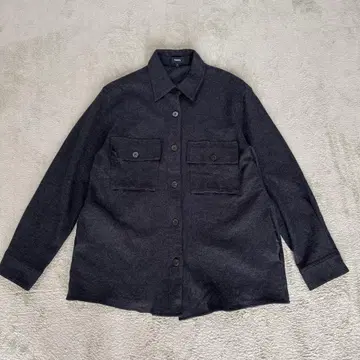 새상품급 Theory 울 100% 플란넬 셔츠 자켓 S