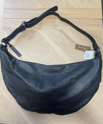 FICKSONNE 블랙 가죽 숄더백
