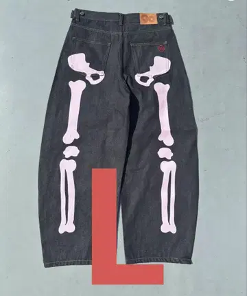 9090 Bone Hand Rigid Denim Pants 데님 새상품