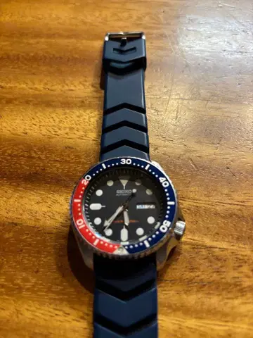 세이코 자동 와인딩 다이버 워치