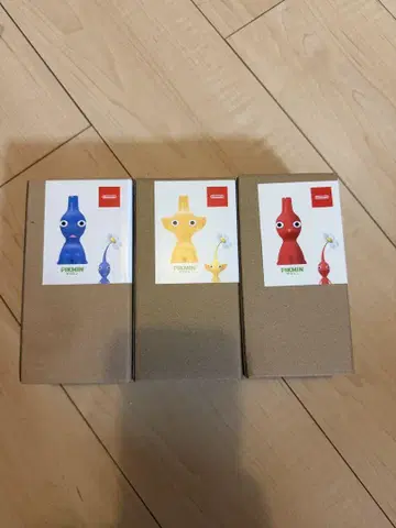 피크민 한 송이 꽃병 3체 세트 Nintendo 한정판