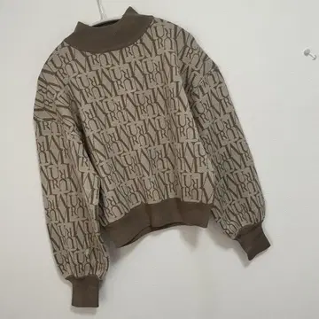 무루아 패턴 자카드 니트 풀오버