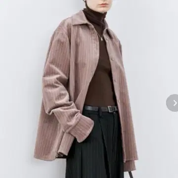 tageechita 멀티 스트라이프 코듀로이 셔츠