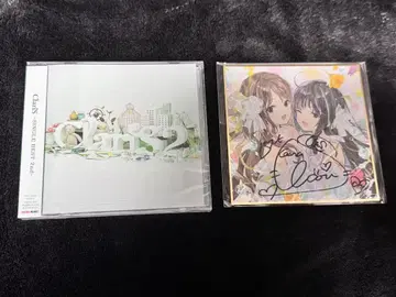 ClariS 친필 사인 미니 색지와 2nd 앨범