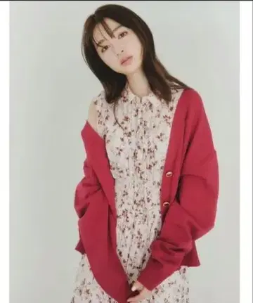 꽃무늬 슬리브리스 롱 원피스