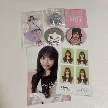 시미즈 케이코 종합 세트 아크릴 스탠드 캔뱃지 명찰 외