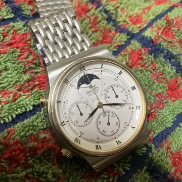 쇼와 레트로 방풍 유리 교환 완료 SEIKO 세이코 크루징 문페이즈
