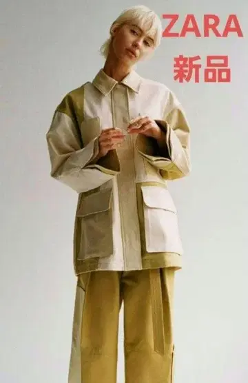 새상품 ZARA 패치워크 자켓 데님 자켓 블루종 점퍼