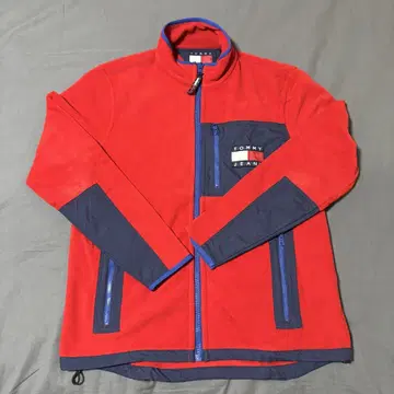 TOMMY JEANS 플리스 자켓 레드 XL